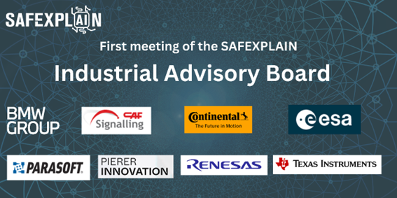 SAFEXPLAIN consortium meets with industrial advisory board to ensure alignment with industry needs