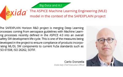 EXIDA presents ASPICE MLE in context of SAFEXPLAIN