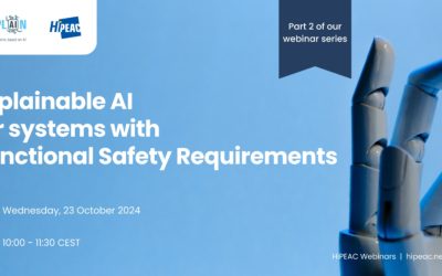 Webinar: XAI for systems with functional safety requirements