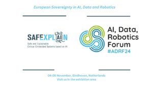 SAFEXPLAIN @ AI, Data, Robotics Forum