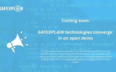 Coming Soon! SAFEXPLAIN technologies converge in an open demo